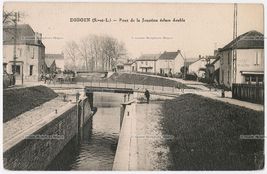 Digoin (S.-et-L.) – Pont de la Jonction – écluse double. Début du 20e siècle. Phototypie.
Anonyme. Coll. musée Nicéphore Niépce – Chalon sur Saône -  inv. n° 1975.19.71176.11.2