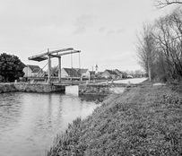 Pont-levis de Thoury à Dirol en 1992.