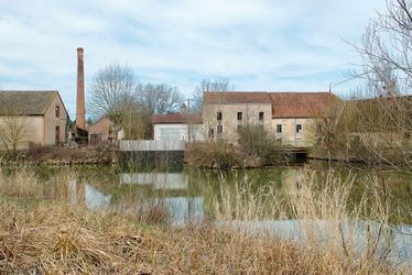 Vue d’ensemble des moulins de Branges.