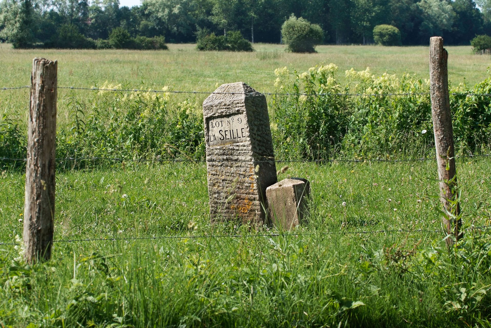 Bornes situées au lieu-dit Les Niaises, à Sornay.