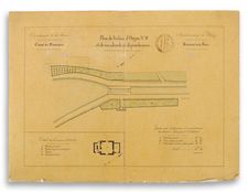 «&nbsp;Plan de l'écluse d'Orgue n°11 et de ses abords et dépendances&nbsp;» à Mont-et-Marré.
VNF-direction territoriale Centre-Bourgogne&nbsp;; Subdivision de Corbigny.